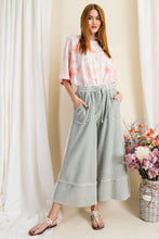 Load image into Gallery viewer, Easel Terry Palazzo Pants in Faded Olive Pants Easel   
