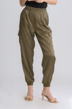 Load image into Gallery viewer, Umgee Cargo Jogger Pants in Olive Pants Umgee   
