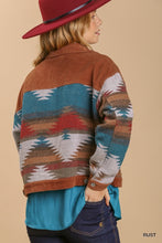 Load image into Gallery viewer, Umgee Vintage Pattern Jacket in Rust Coats &amp; Jackets Umgee   
