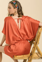 Load image into Gallery viewer, Umgee Satin Romper in Sunset-FINAL SALE Romper Umgee   
