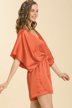 Load image into Gallery viewer, Umgee Satin Romper in Sunset-FINAL SALE Romper Umgee   
