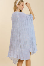 Load image into Gallery viewer, Umgee Textured Kimono in Light Blue Kimono Umgee   
