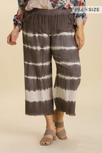 Load image into Gallery viewer, Umgee Tie Dye Linen Blend Pants in Ash Brown Pants Umgee   

